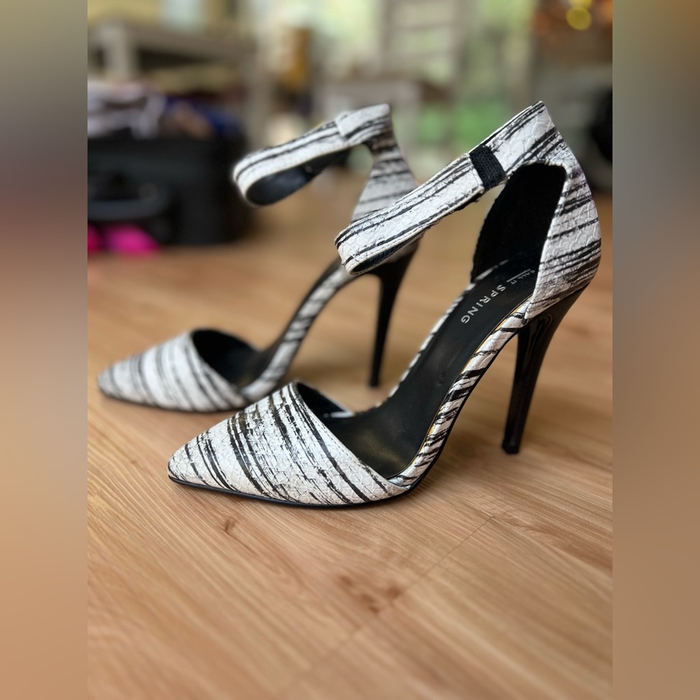 Black and White Heels